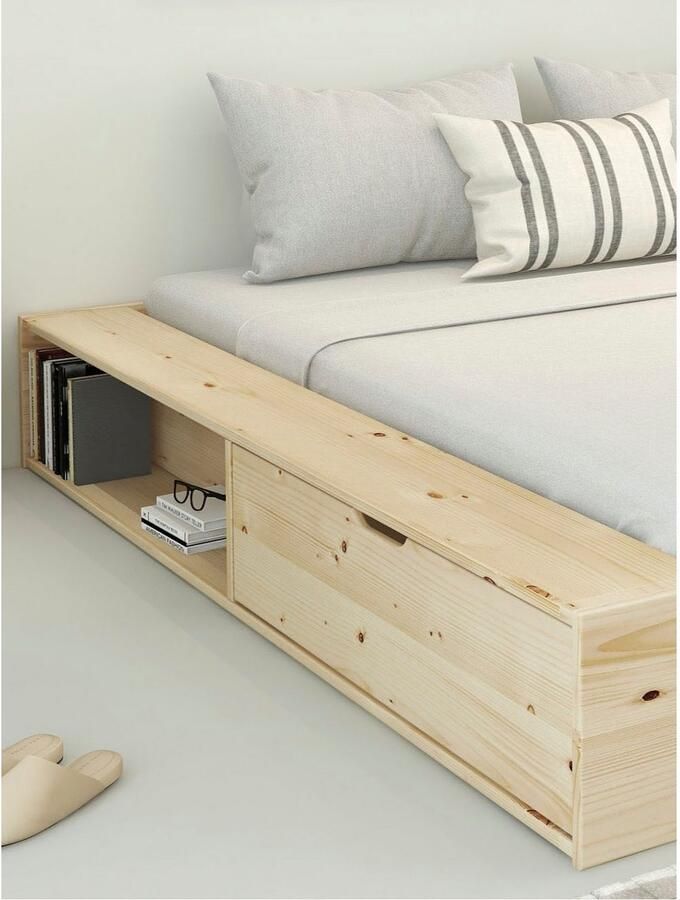 Home affaire Massief houten ledikant Erno OTTOs keuze BESTSELLER opbergbank futonbed 275KG belastbaar