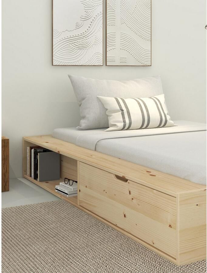 Home affaire Massief houten ledikant Erno OTTOs keuze BESTSELLER opbergbank futonbed 275KG belastbaar