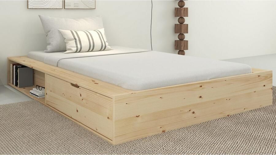 Home affaire Massief houten ledikant Erno OTTOs keuze BESTSELLER opbergbank futonbed 275KG belastbaar - Foto 5