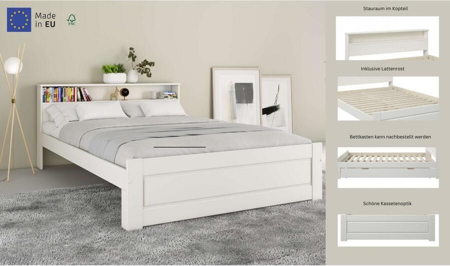 Home affaire Massief houten ledikant FLAVION BESTSELLER! Jeugdbed FSC gecertificeerd massief grenen - Foto 3