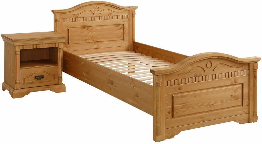 Home affaire Massief houten ledikant Graz hoge belasting klassieke landelijke stijl FSC gecertificeerd - Foto 7