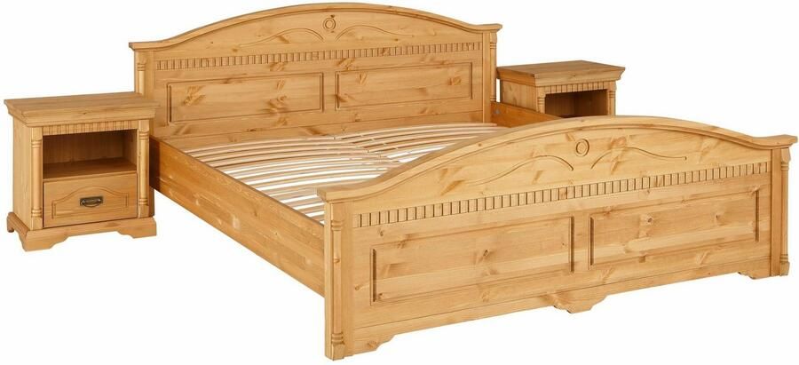 Home affaire Massief houten ledikant Graz hoge belasting klassieke landelijke stijl FSC gecertificeerd - Foto 7