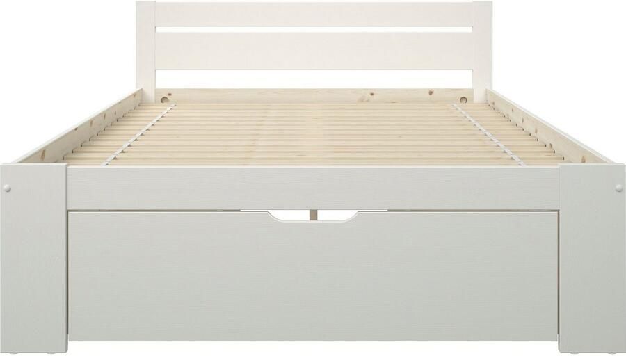 Home affaire Massief houten ledikant "HANNES" met lades en planken uitschuifbare nachtkast stabiel - Foto 9