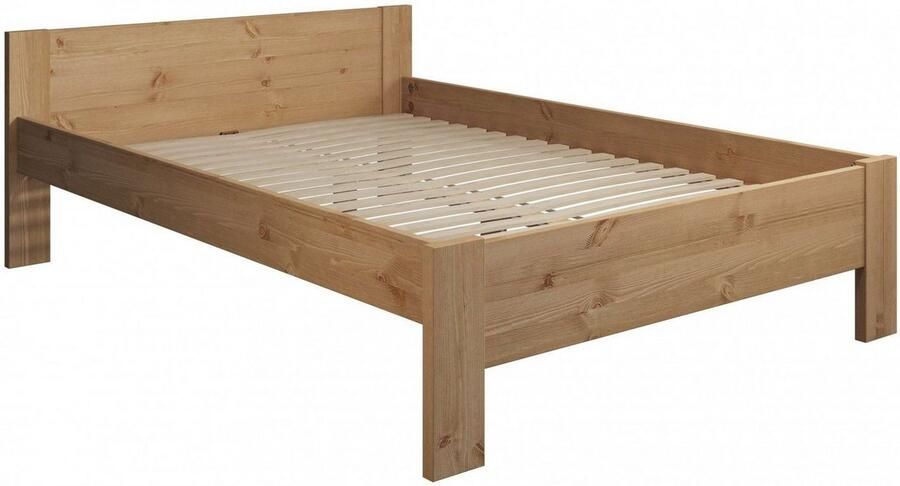 Home affaire Massief houten ledikant Hero hoge belasting FSC -gecertificeerd grenen van massief grenen inclusief lattenbodem tijdloos ontwerp - Foto 4