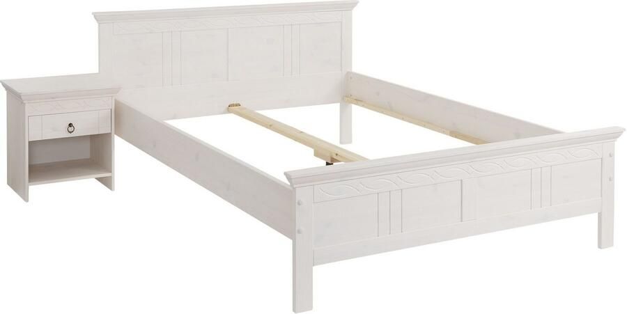 Home affaire Massief houten ledikant Indra TOPSELLER landhuisstijl elegant design gecertificeerd massief hout - Foto 8