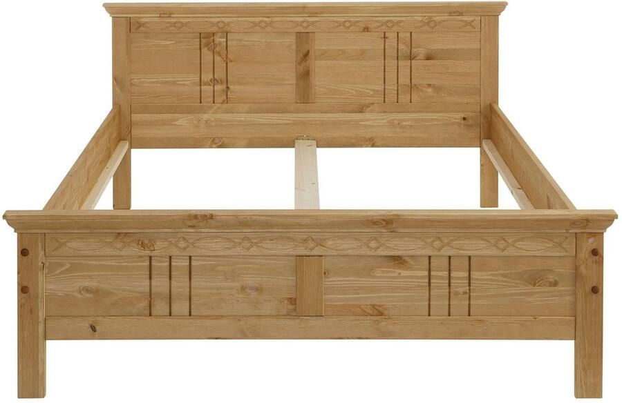 Home affaire Massief houten ledikant Indra TOPSELLER landhuisstijl elegant design gecertificeerd massief hout - Foto 4