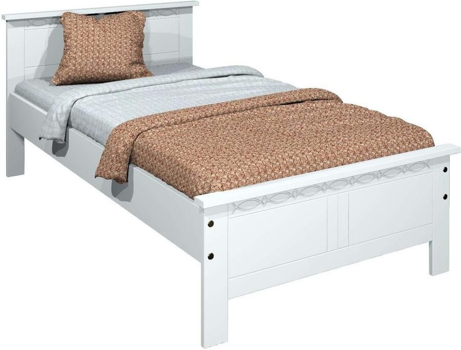 Home affaire Massief houten ledikant Indra TOPSELLER landhuisstijl elegant design gecertificeerd massief hout - Foto 3