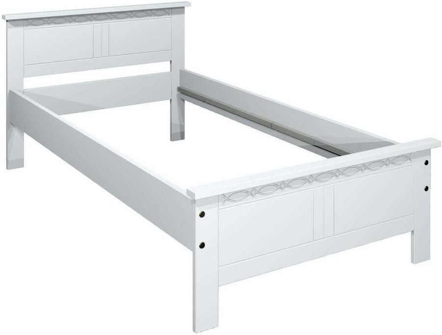 Home affaire Massief houten ledikant Indra TOPSELLER landhuisstijl elegant design gecertificeerd massief hout - Foto 4