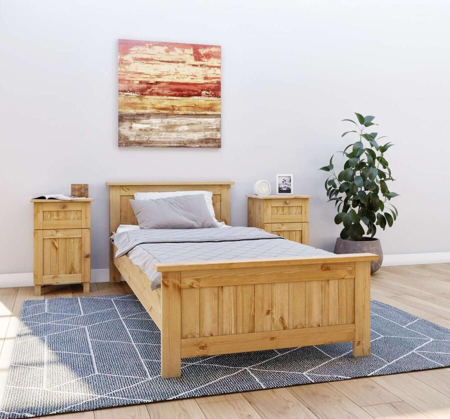 Home affaire Massief houten ledikant Juventus Bed Massiefhouten bed Houten bed Bedframe - Foto 7