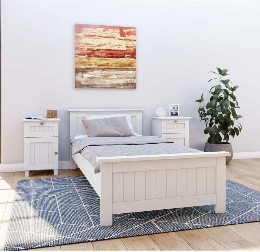 Home affaire Massief houten ledikant Juventus Bed Massiefhouten bed Houten bed Bedframe