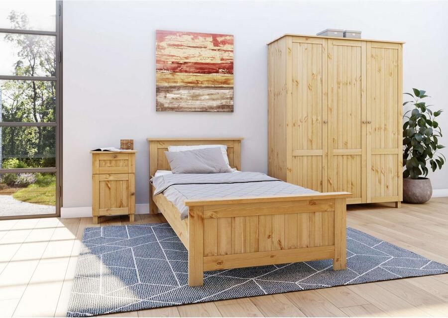 Home affaire Massief houten ledikant Juventus Bed Massiefhouten bed Houten bed Bedframe