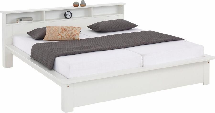 Home affaire Massief houten ledikant "KERO" BESTSELLER! Opbergruimte in het hoofdeinde gecertificeerd massief hout (grenen) optioneel met lade - Foto 3