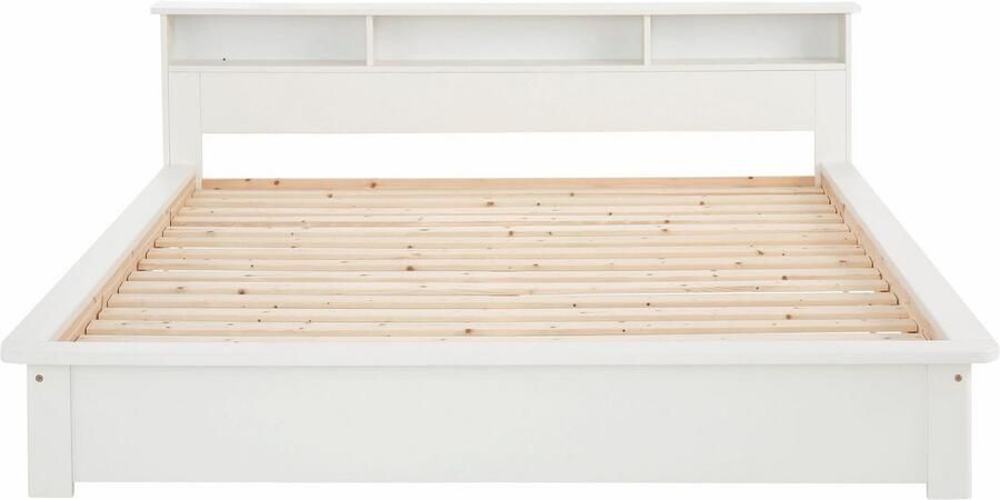 Home affaire Massief houten ledikant "KERO" BESTSELLER! Opbergruimte in het hoofdeinde gecertificeerd massief hout (grenen) optioneel met lade - Foto 5