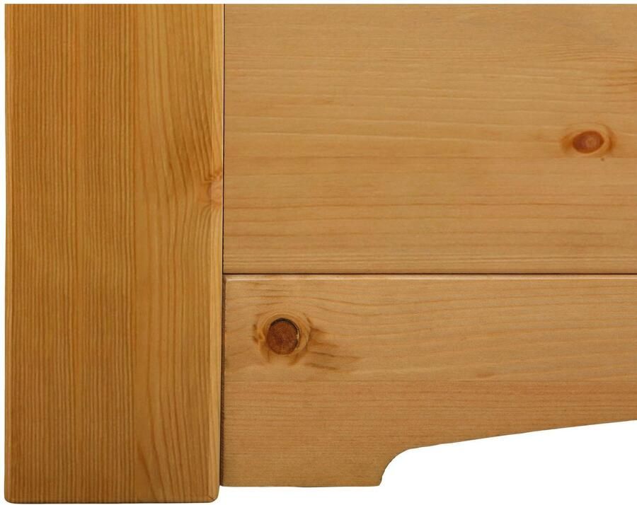 Home affaire Massief houten ledikant Konrad hoge belasting! FSC gecertificeerd massief hout van massief dennenhout fsc -gecertificeerd inclusief lattenbodem