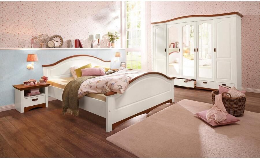 Home affaire Massief houten ledikant Konrad hoge belasting! FSC gecertificeerd massief hout van massief dennenhout fsc -gecertificeerd inclusief lattenbodem - Foto 11