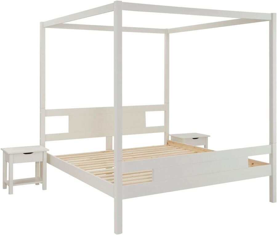 Home affaire Massief houten ledikant "KYOTO" hemelbed gecertificeerd massief hout (grenen) - Foto 6