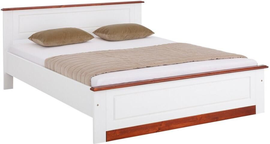 Home affaire Massief houten ledikant Madrid landelijke stijl hoge belasting! van fsc -gecertificeerd grenen inclusief lattenbodem cassette-look - Foto 4