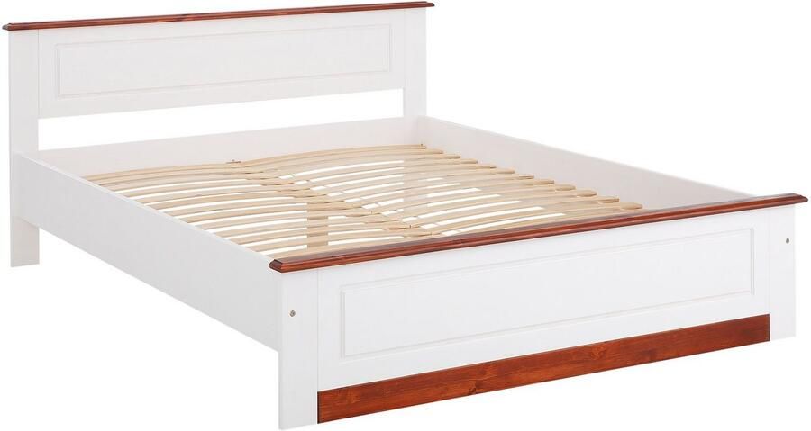 Home affaire Massief houten ledikant Madrid landelijke stijl hoge belasting! van fsc -gecertificeerd grenen inclusief lattenbodem cassette-look - Foto 5