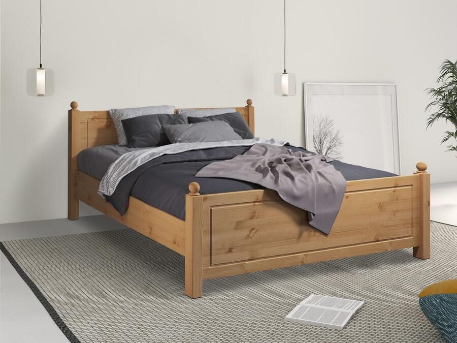 Home affaire Massief houten ledikant Mila hoge belasting jeugdbed ! FSC gecertificeerd massief hout - Foto 2