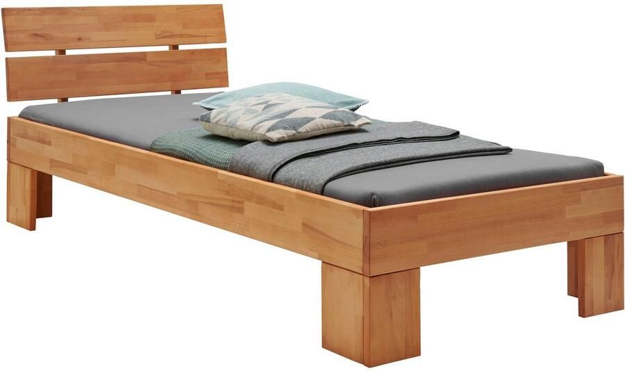 Home affaire Massief houten ledikant Modesty II gemaakt in Europa van massief beukenkernhout in verschillende breedten met metalen beslag - Foto 2