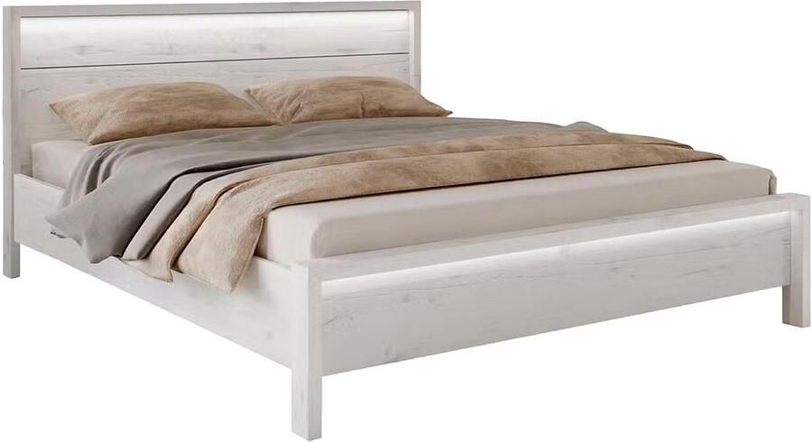 Home affaire Massief houten ledikant Moivre inclusief ledverlichting - Foto 3