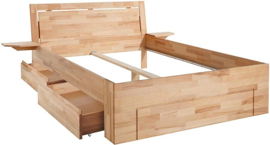 Home affaire Massief houten ledikant SABRINA Bed met bergruimte met hoge stabiliteit inclusief laden - Foto 14