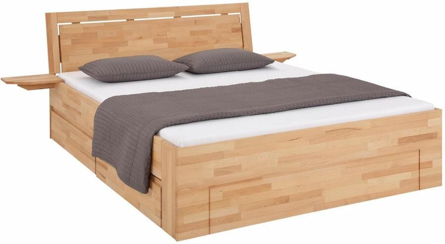 Home affaire Massief houten ledikant SABRINA Bed met bergruimte met hoge stabiliteit inclusief laden - Foto 12