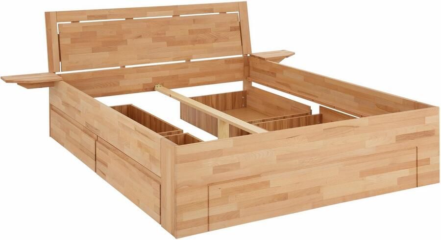 Home affaire Massief houten ledikant SABRINA Bed met bergruimte met hoge stabiliteit inclusief laden - Foto 13