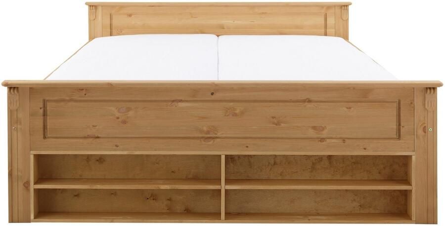 Home affaire Massief houten ledikant Tessin opbergbank landelijke stijl lades optioneel rustiek - Foto 11