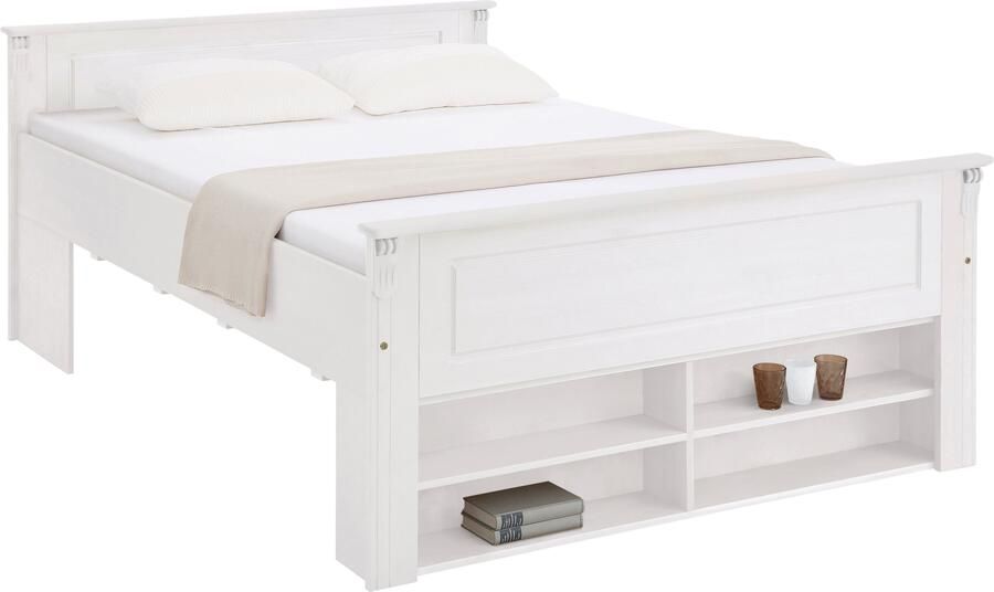 Home affaire Massief houten ledikant Tessin opbergbank landelijke stijl lades optioneel rustiek - Foto 4