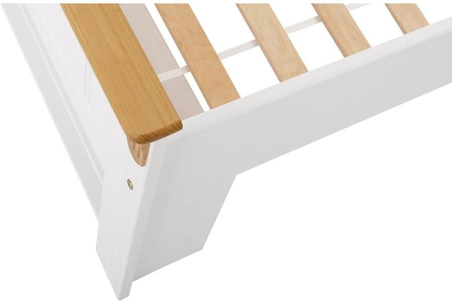 Home affaire Massief houten ledikant Tessin opbergbank landelijke stijl lades optioneel rustiek - Foto 3