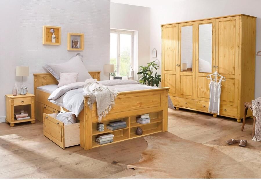 Home affaire Lade TESSIN Onderbedladen op wieltjes geschikt voor het bed Tessin (set 2 stuks) - Foto 4