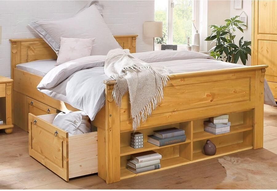 Home affaire Lade TESSIN Onderbedladen op wieltjes geschikt voor het bed Tessin (set 2 stuks) - Foto 3