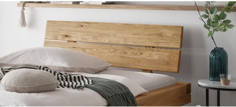 Home affaire Massief houten ledikant Ultima balkenbed tweepersoonsbed voeten van metalen kuip FSC -gecertificeerde wilde eik of spar veel breedtes om uit te kiezen - Foto 3