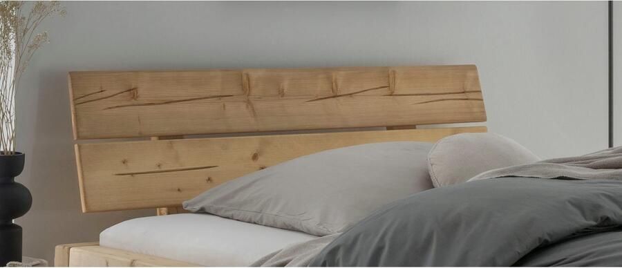 Home affaire Massief houten ledikant Ultima balkenbed tweepersoonsbed voeten van metalen kuip FSC -gecertificeerde wilde eik of spar veel breedtes om uit te kiezen - Foto 3