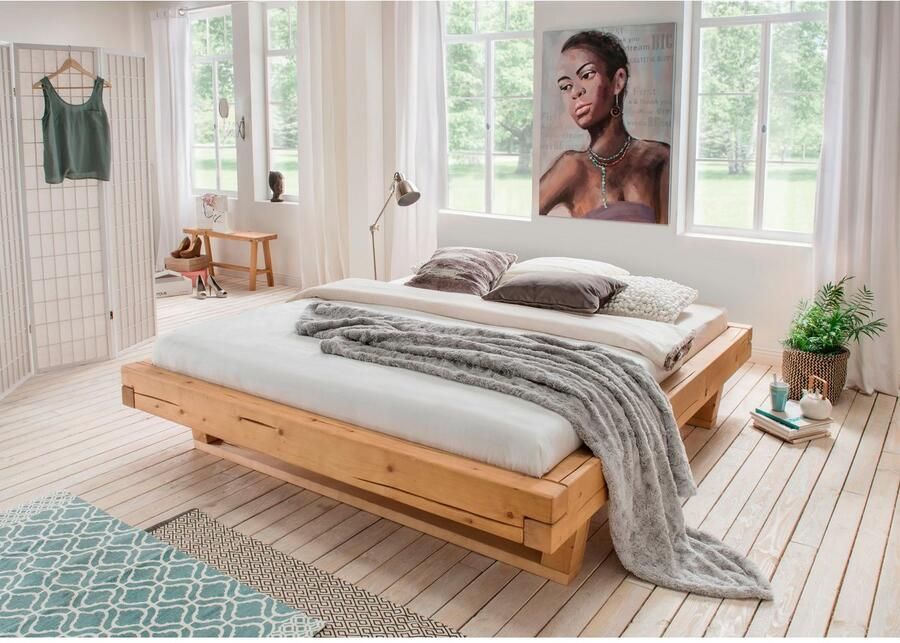 Home affaire Massief houten ledikant Ultima hoge belastbaarheid futonbed zonder hoofdeinde van eiken of sparrenhout fsc-gecertificeerd in vele breedtes (3-delig) - Foto 2