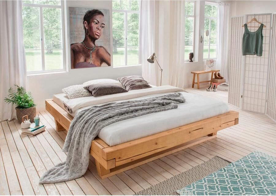 Home affaire Massief houten ledikant Ultima hoge belastbaarheid futonbed zonder hoofdeinde van eiken of sparrenhout fsc-gecertificeerd in vele breedtes (3-delig) - Foto 3