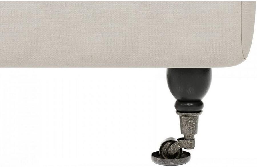 Home affaire Hoekbank NORIN L-vorm twee soorten poten: voor wieltjes aan de achterkant houten poten - Foto 3