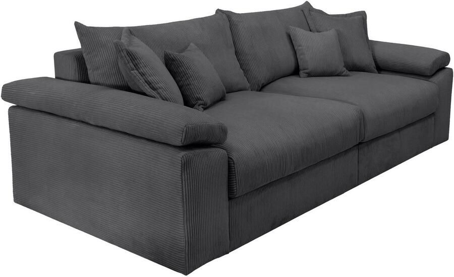Home affaire Megabank Soft&Cosy XL breedte 246 cm Mega-bank in corduroy met binnenvering - Foto 5