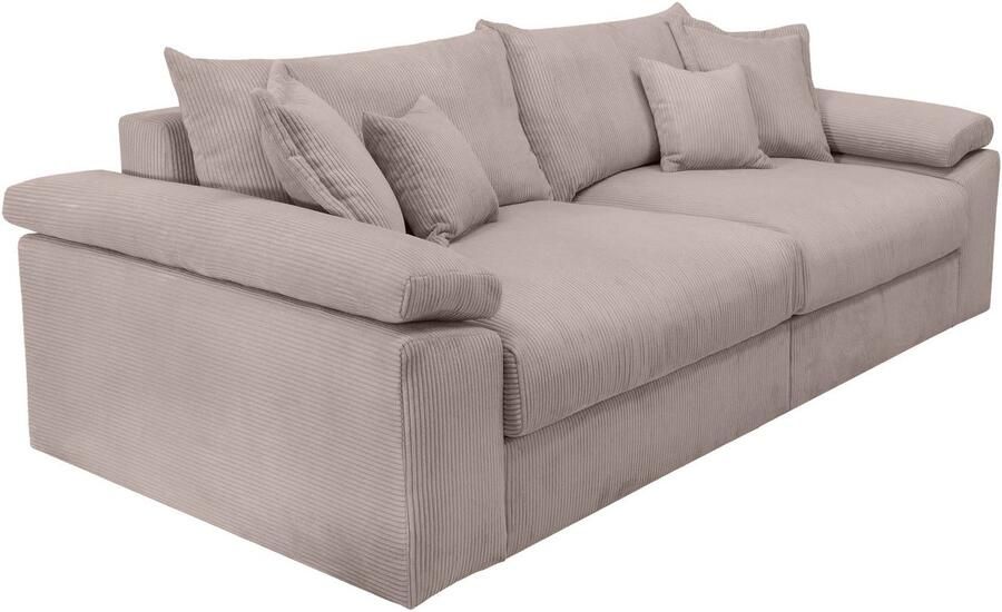 Home affaire Megabank Soft&Cosy XL breedte 246 cm Mega-bank in corduroy met binnenvering - Foto 5