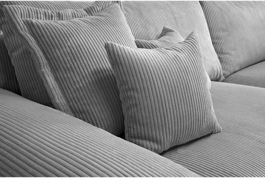 Home affaire Megabank Soft&Cosy XXL breedte 303 cm Mega-bank in corduroy met binnenvering - Foto 4