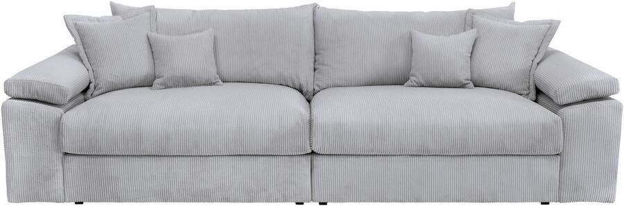 Home affaire Megabank Soft&Cosy XXL breedte 303 cm Mega-bank in corduroy met binnenvering - Foto 6