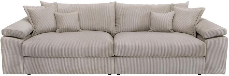 Home affaire Megabank Soft&Cosy XXL breedte 303 cm Mega-bank in corduroy met binnenvering - Foto 6