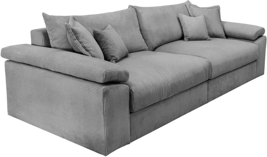 Home affaire Megabank Soft&Cosy XXL breedte 303 cm Mega-bank in corduroy met binnenvering - Foto 5