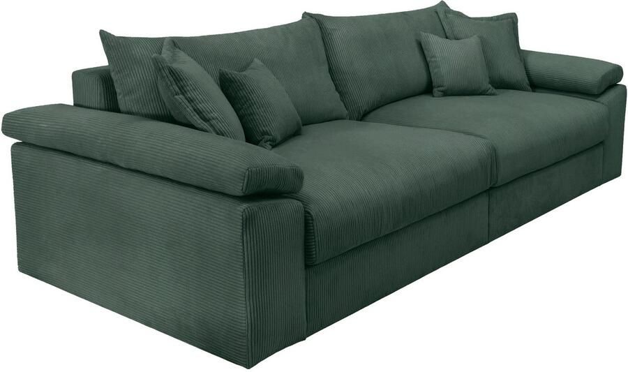 Home affaire Megabank Soft&Cosy XXL breedte 303 cm Mega-bank in corduroy met binnenvering - Foto 5