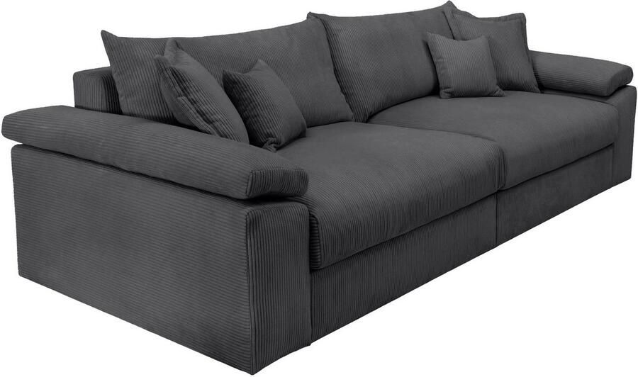 Home affaire Megabank Soft&Cosy XXL breedte 303 cm Mega-bank in corduroy met binnenvering - Foto 5