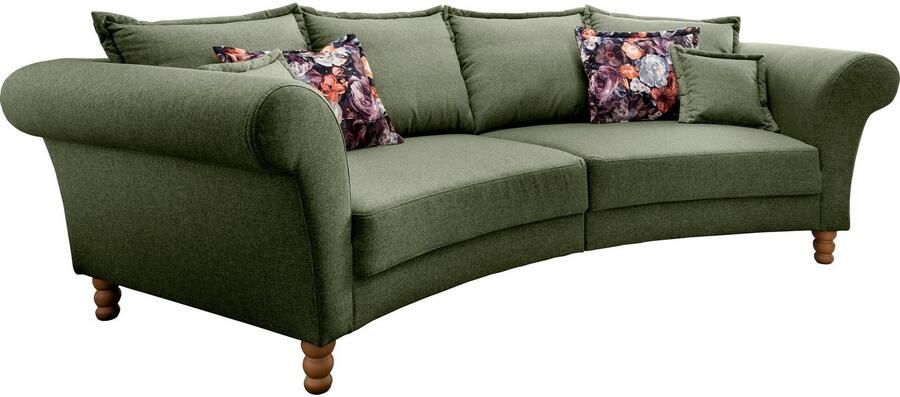 Home affaire Megabank Tassilo gebogen vormentaal comfortabel Mega Sofa breedte 350cm - Foto 4