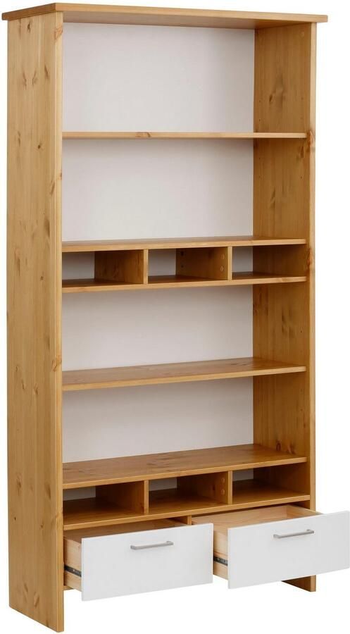 Home affaire Multifunctionele kast Ixo Plank breedte 101 cm met 2 lades van massief grenen FSC - Foto 8