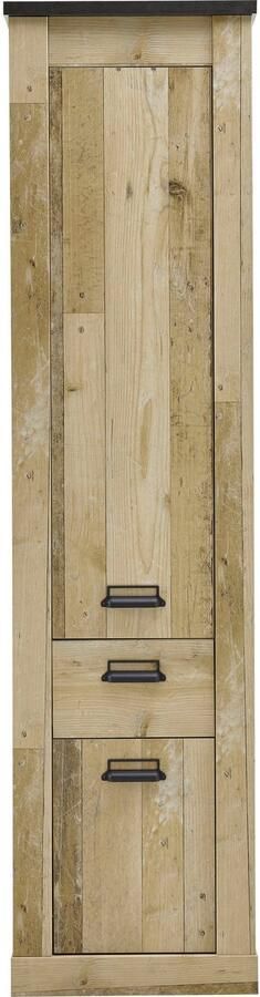 Home affaire Multifunctionele kast Sherwood in moderne houtlook met metalen apothekers handgrepen hoogte 201 cm - Foto 11