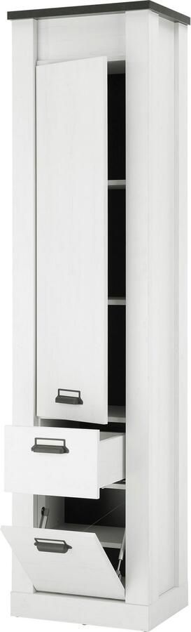 Home affaire Halmeubelset Sherwood met schuurdeurbeslag apothekersgrepen van metaal breedte ca. 164 cm (3-delig) - Foto 10